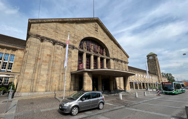 Basel Bad Bahnhof exterior