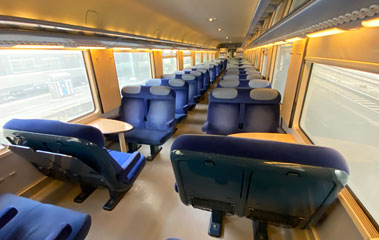 2nd class on a Basel to Strasbourg TER train