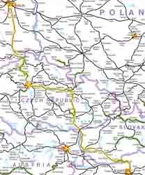 Berlin to Budapest sleeper train route map