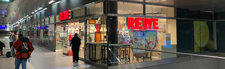 REWE supermarket, Berlin Hbf