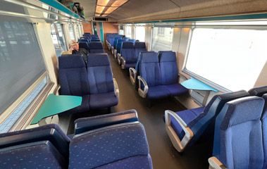 2nd class on a Brussels-Luxembourg train
