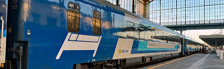 EuroNight sleeper train from Budapest to Berlin
