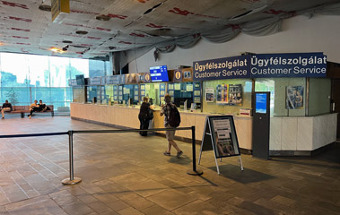 Budapest Deli international ticket office