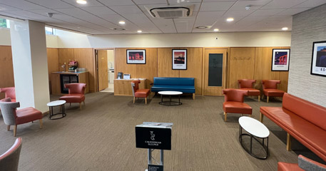 Caledonian Sleeper lounge at Fort William