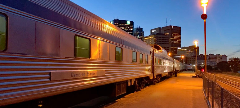 Train 1, the Canadian, at Winnipeg