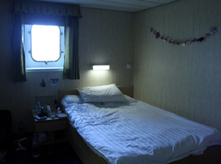 A cabin on the freigher