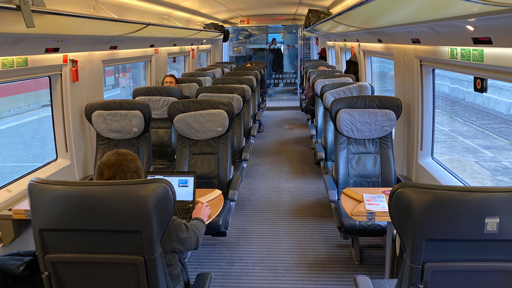 first class train travel germany