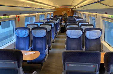 2nd class on the Frankfurt-Brussels ICE3M train