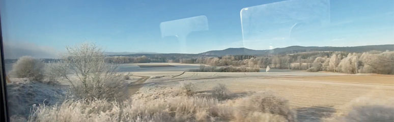 Scenery from the Cheb to Nuremberg train