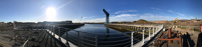 Fitting-out basin at John Browns of Clydebank