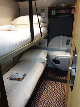 2-bed sleeper on the Night Riviera to Cornwall