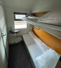 Dacia Express 2-berth sleeper compartment