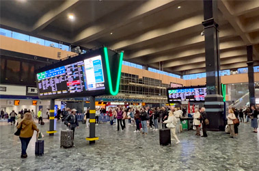 London Euston station interior