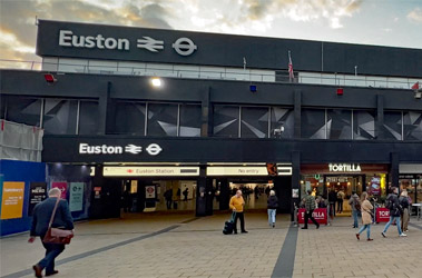 London Euston station exterior