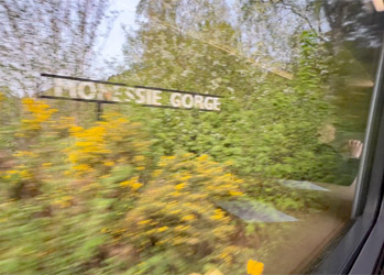 Monessie Gorge sign