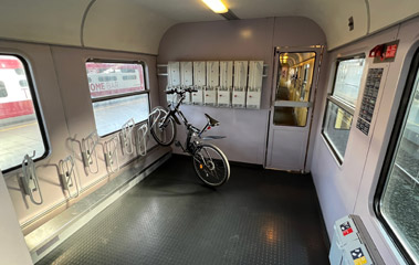 European Sleeper bike compartment