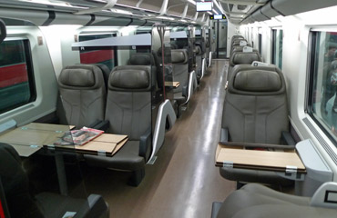 Frecciarossa 500 train business (1st) class
