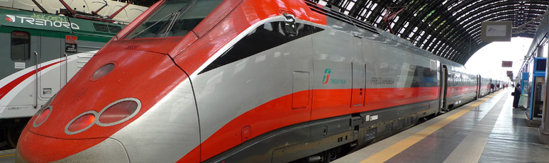 Frecciarossa 500 train at Milan Centrale