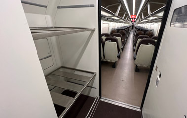 Frecciarossa luggage racks