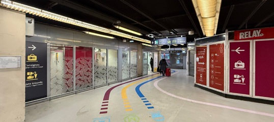 Gare de Lyon left luggage lockers