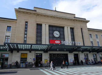 Geneva station exterior