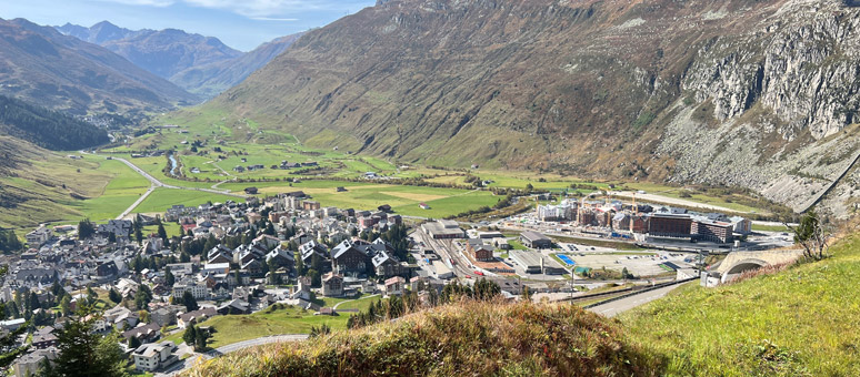 Andermatt below