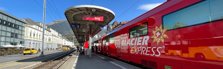 Glacier Express at Brig