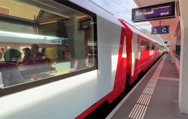 Glacier Express at St Moritz