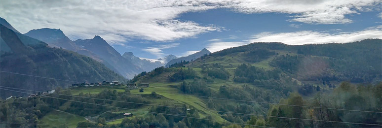 Climbing out of Disentis