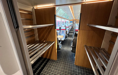 Glacier Express luggage racks