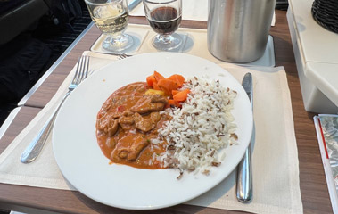 Lunch on the Glacier Express