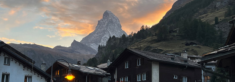 Matterhorn, Zermatt, at sunset