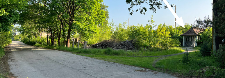 Zagan station south side exit