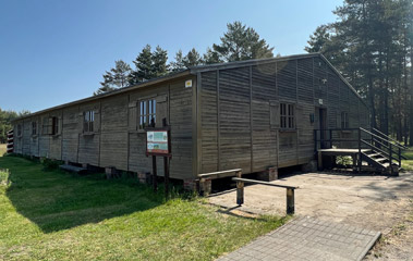 Replica PoW hut, Stalag Luft 3 museum