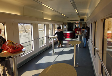 Cafe car on an S2 train