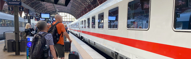 Hamburg-Copenhagen train at Copenhagen