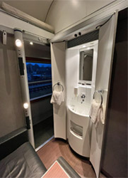 washastand in 2-bed sleeper