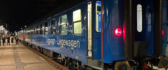 Hamburg-StockholmSJ EuroNight at Padborg