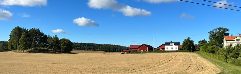 Scenery from the Hamburg to Stockholm train