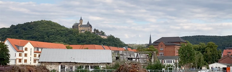 Passing Wernigerode castle