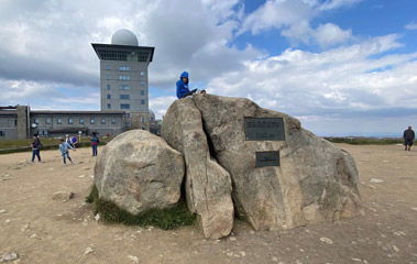 Rock marking the summit of the Brocken