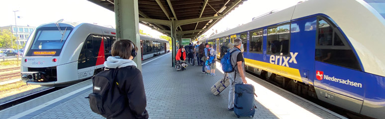 changing trains at Goslar