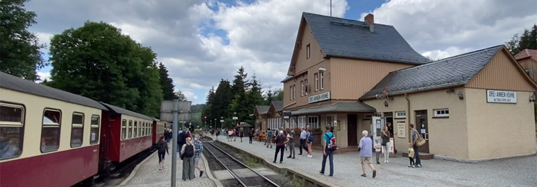 Drei Annen Hohne, junction station for the Brocken