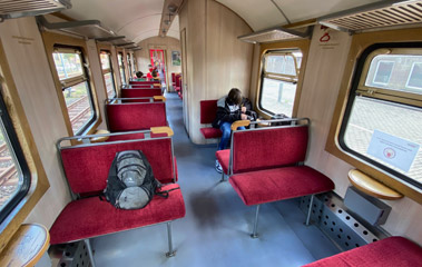 Inside a Harz Railway HSB carriage