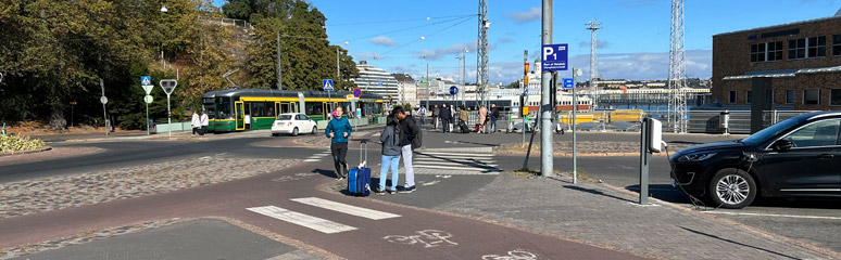 Tram 2 & 3 at Olympia terminus