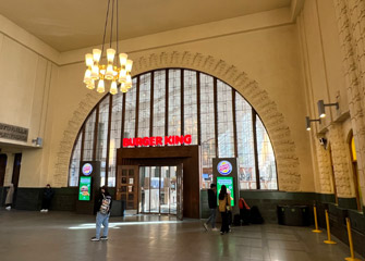 Burger King at Helsinki station