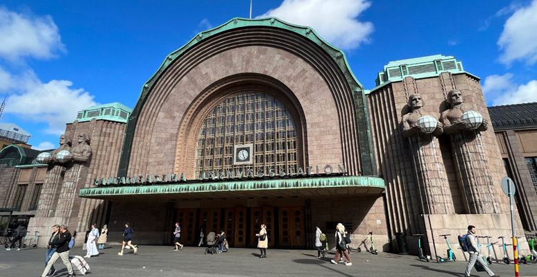 Helsinki central station facade