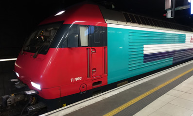 Swiss-designed locomotive on a Ktt train