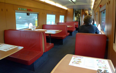 ICE-T restaurant car