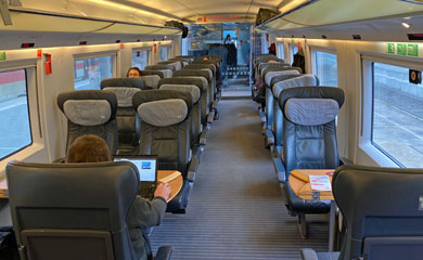 ICE3 train, 1st class